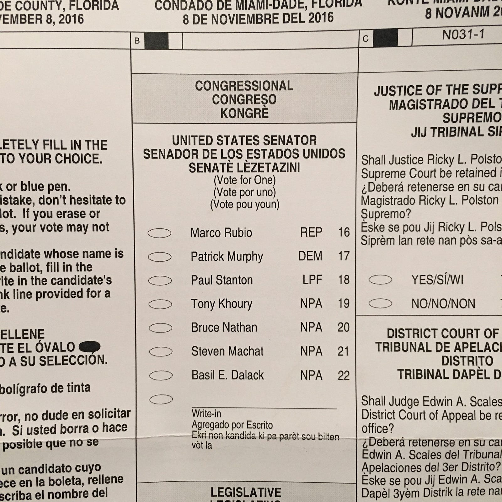 The Uninformed Voter’s Guide to the MiamiDade County Ballot