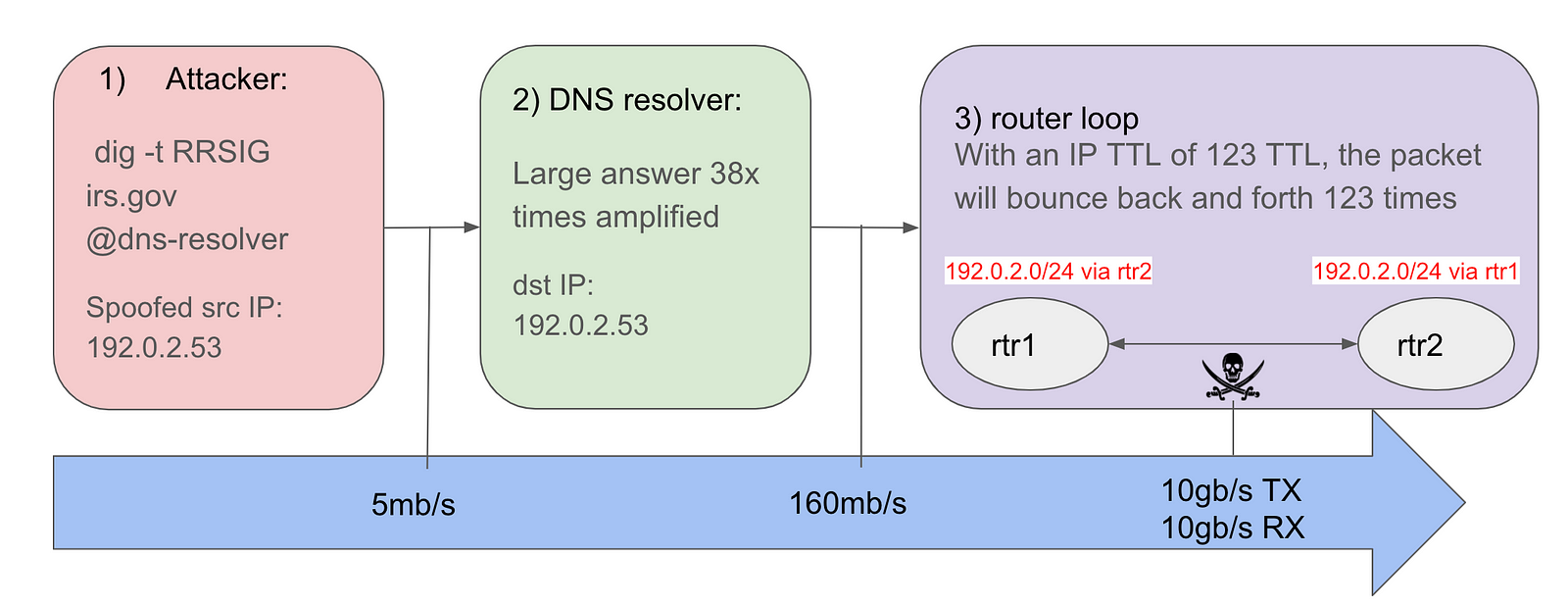 The Risks and Dangers of Amplified Routing Loops.
