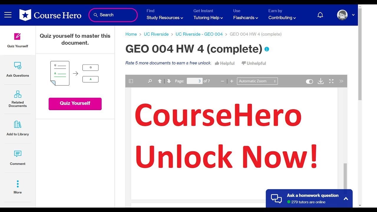 Couse Hero Offers Some Striking Benefits! You Can Access It as Course