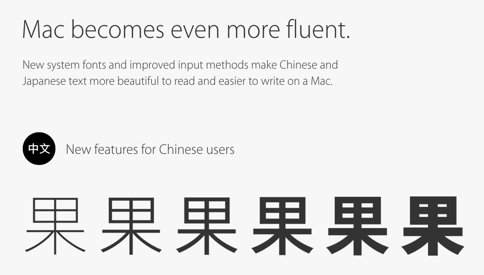 mac chinese fonts download