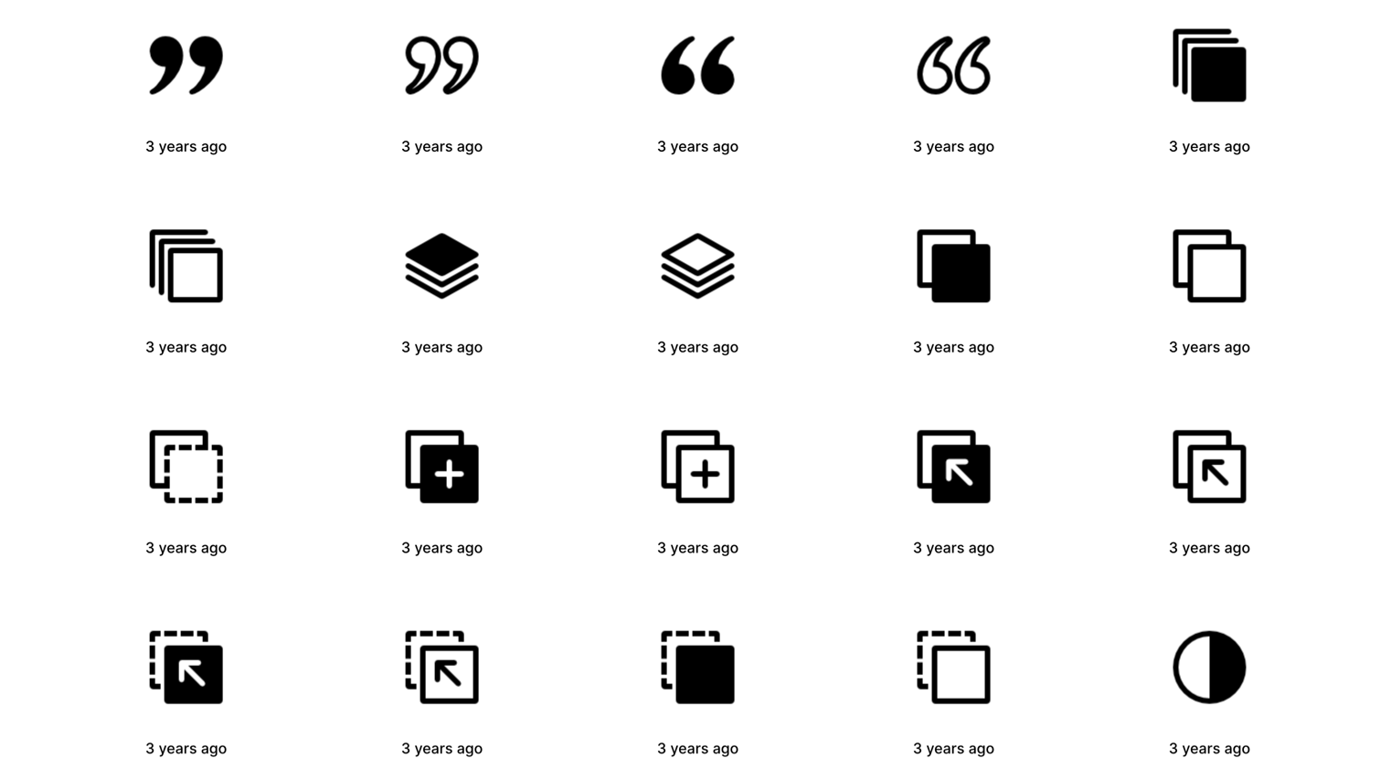 4,500+ icons in a simple search-and-download interface. Best for quick grabs when you need one icon fast.