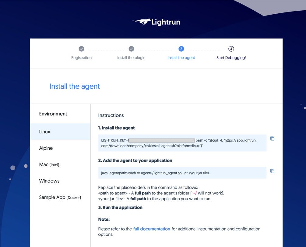 Agent Install Instructions