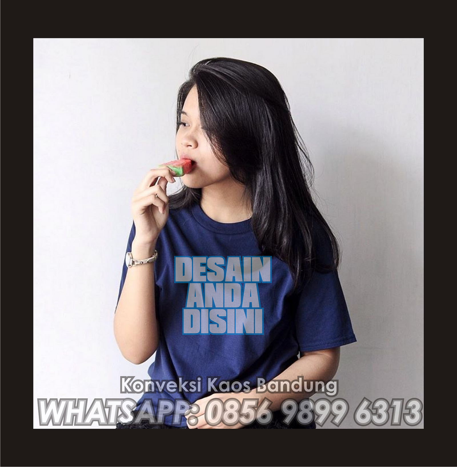 TERIMA PESANAN KAOS DESAIN SENDIRI Whatsapp 0857 9899 6313