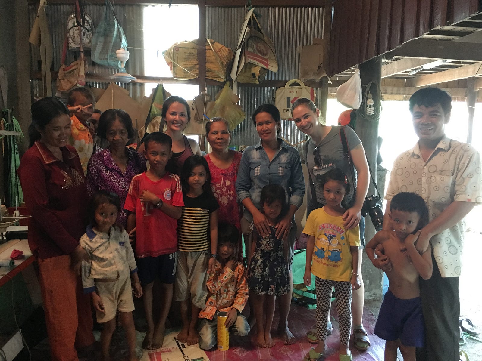 Camboja: Colaboradoras da Eco2Use
