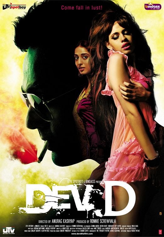 A poster of the film Dev D (2009), premised on the 2004 MMS ‘scandal’.