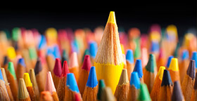 Éducation Nationale : crayon de couleur 
