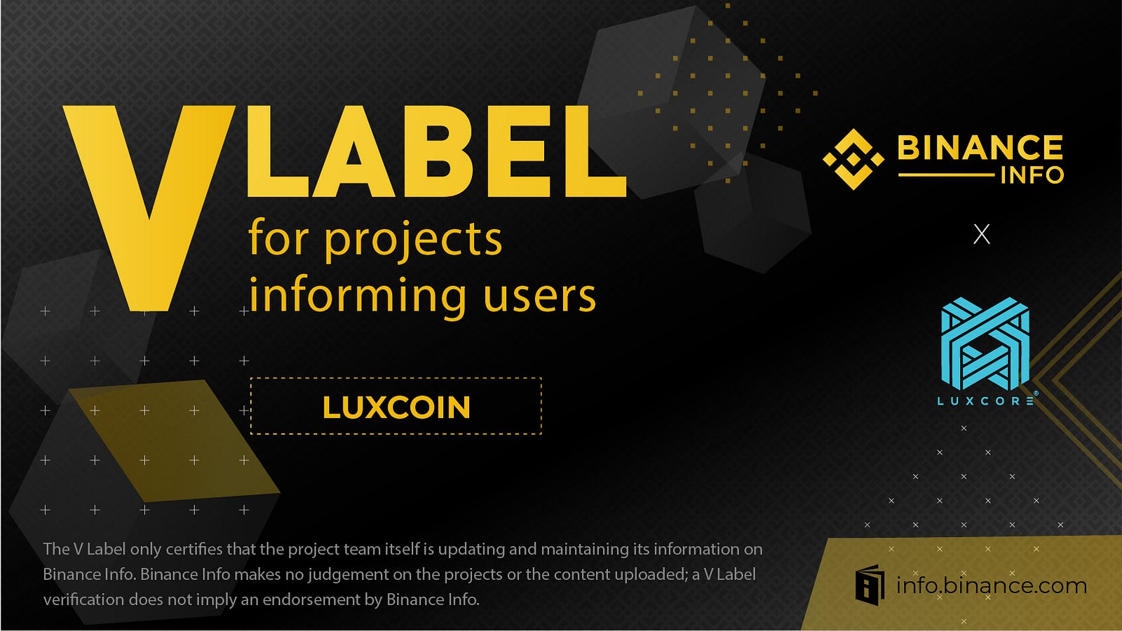 LUXCORE HAS OFFICIALLY JOINED BINANCE INFO’S TRANSPARENCY ...