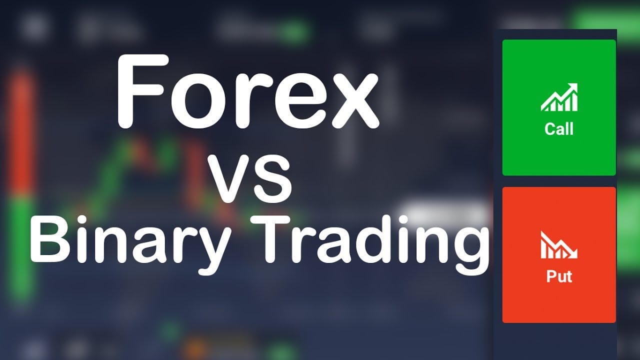 binary options vs forex trading understanding the difference