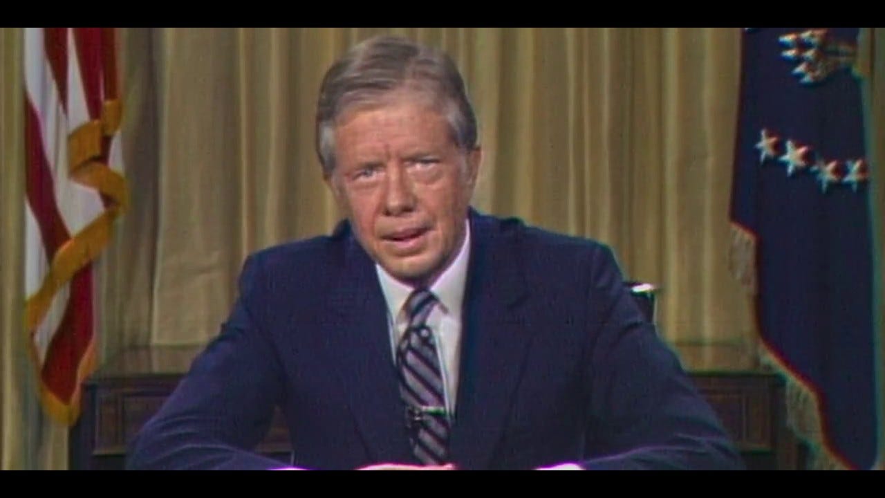 OTD in History… July 15, 1979, President Jimmy Carter delivers the