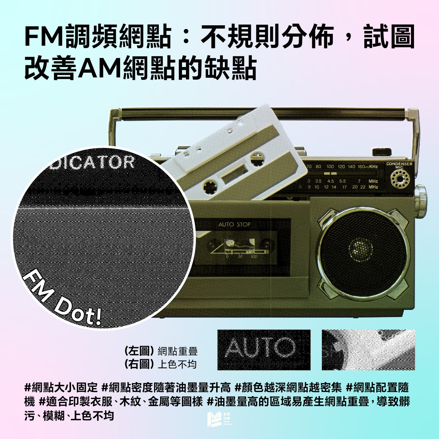 AM？FM？這不是廣播電台，而是印刷的靈魂！ — FM調頻網點