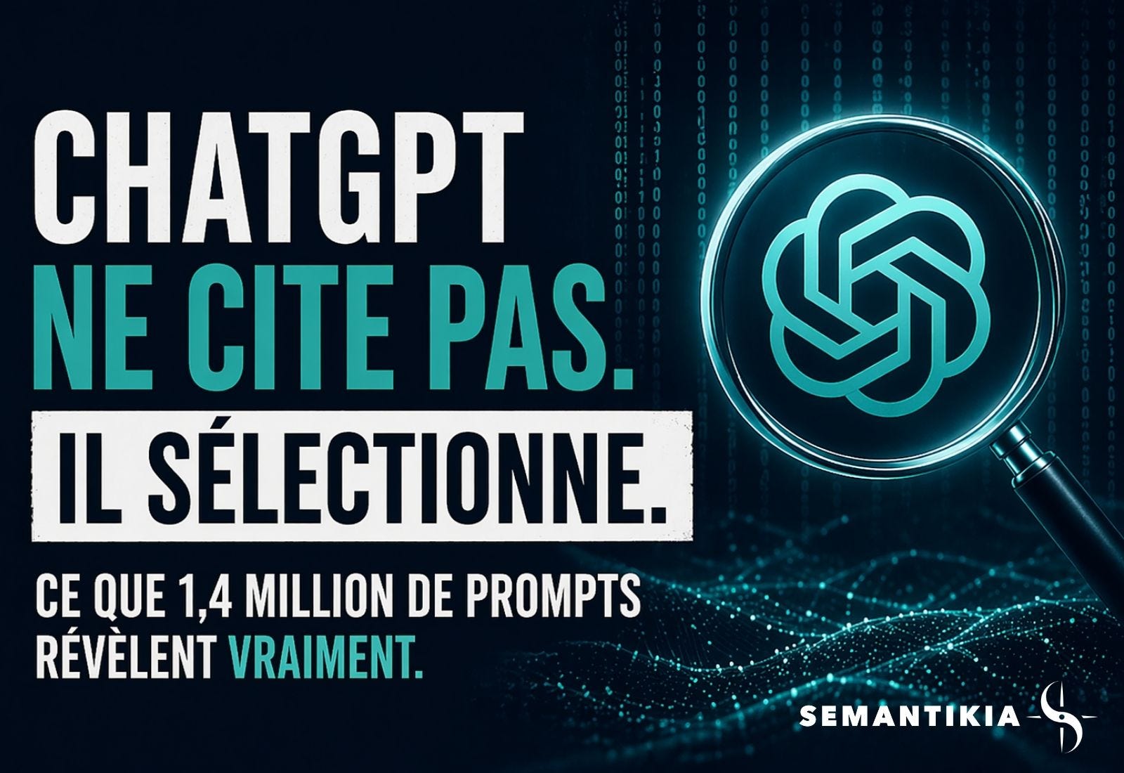 SIO : ce que 1,4 million de prompts révèlent sur la citation LLM