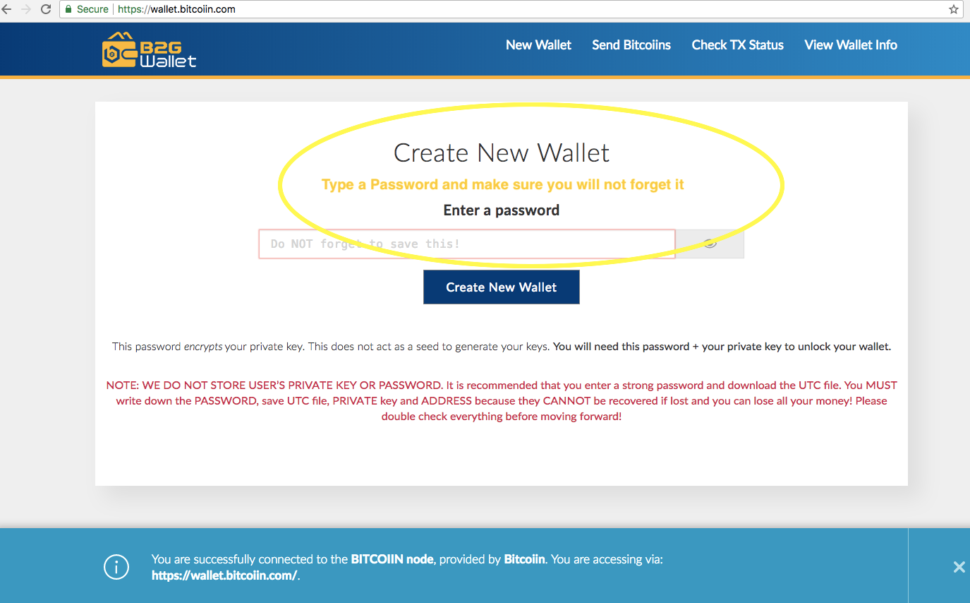 How to get a new bitcoin wallet address