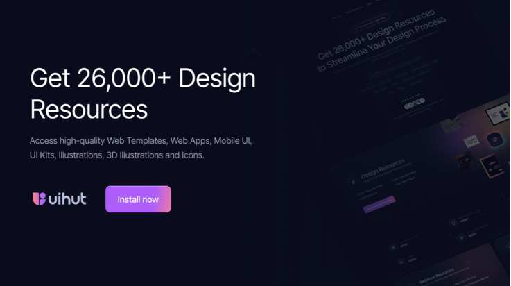 UIHut — UI Kit, Illustrations, 3D Assets
