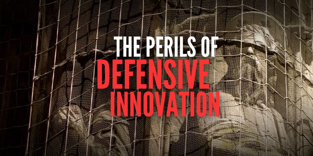 The Perils Of Defensive Innovation Vaporized Solid