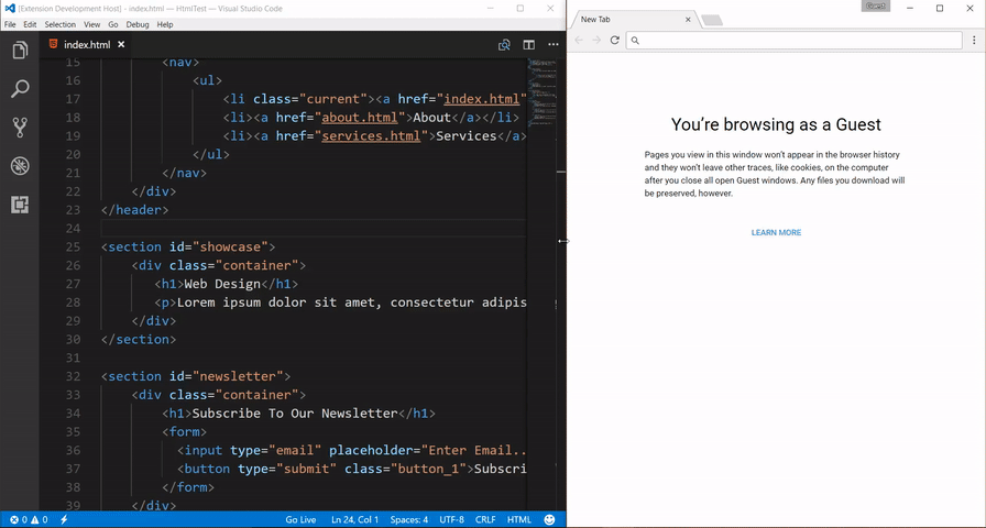 Visual Studio Code helpful Extensions. 9