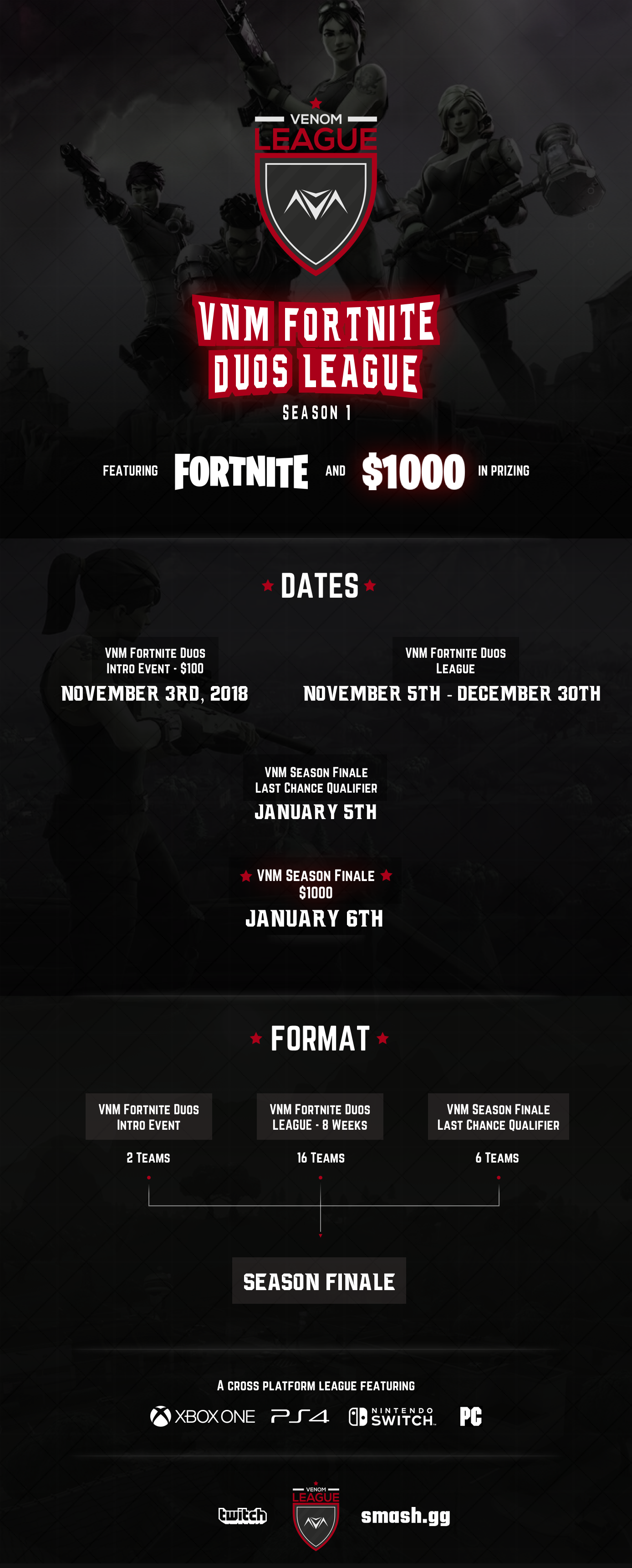 The Vnm Fortnite Duos League Is Now Live Smashgg - the vnm fortnite duos league is now live