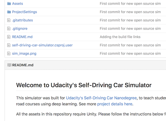 Udacity Self-Driving Car Simulator GitHub