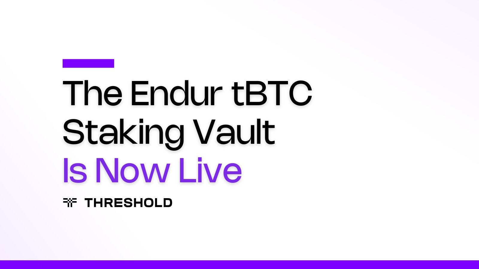 Threshold Validators Integrated into Endur’s Liquid Staking Infrastructure