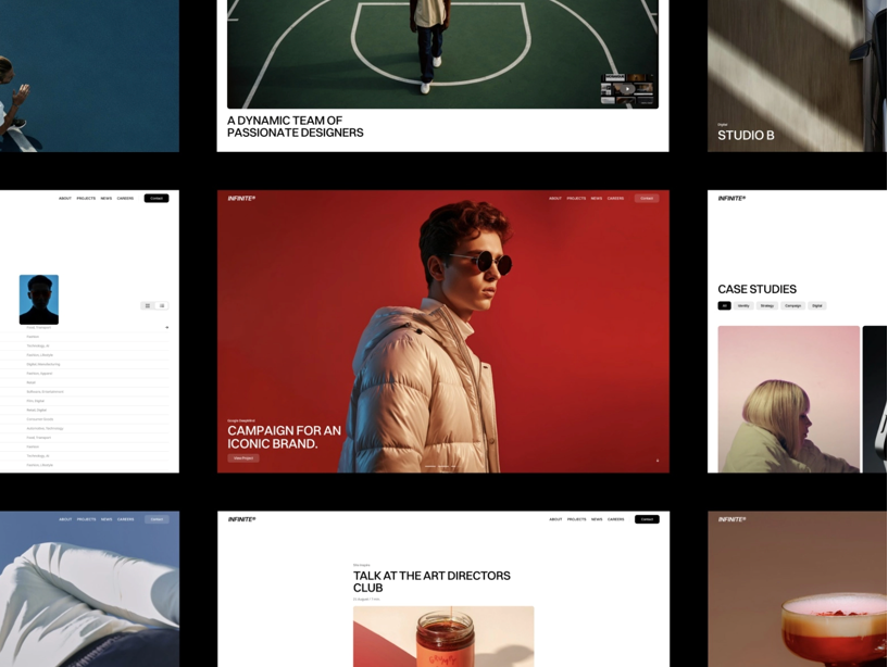 Infinite — Premium Agency Template