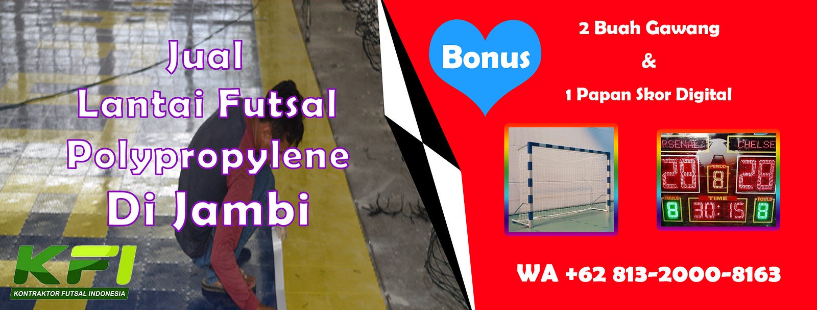 Dapatkan Hadiah Langsung Gawang Futsal Jadi WA 62 81320008163