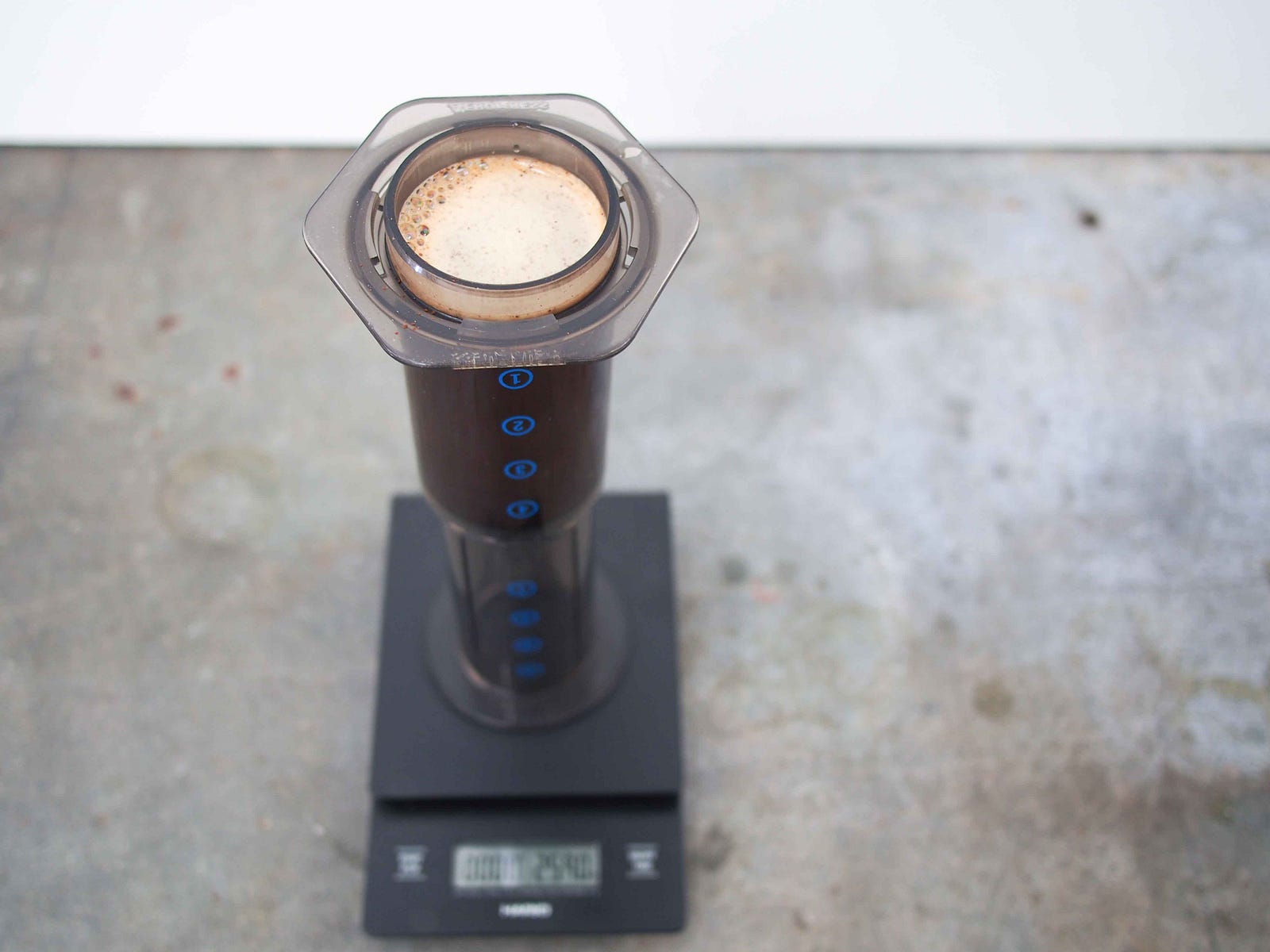 Brewing coffee with an Inverted Aeropress Sample Coffee Brew Crew