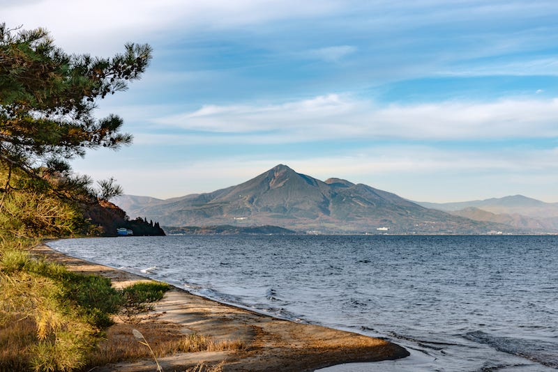 Mt. Bandai near Aizu-Wakamatsu in Fukushima Prefecture