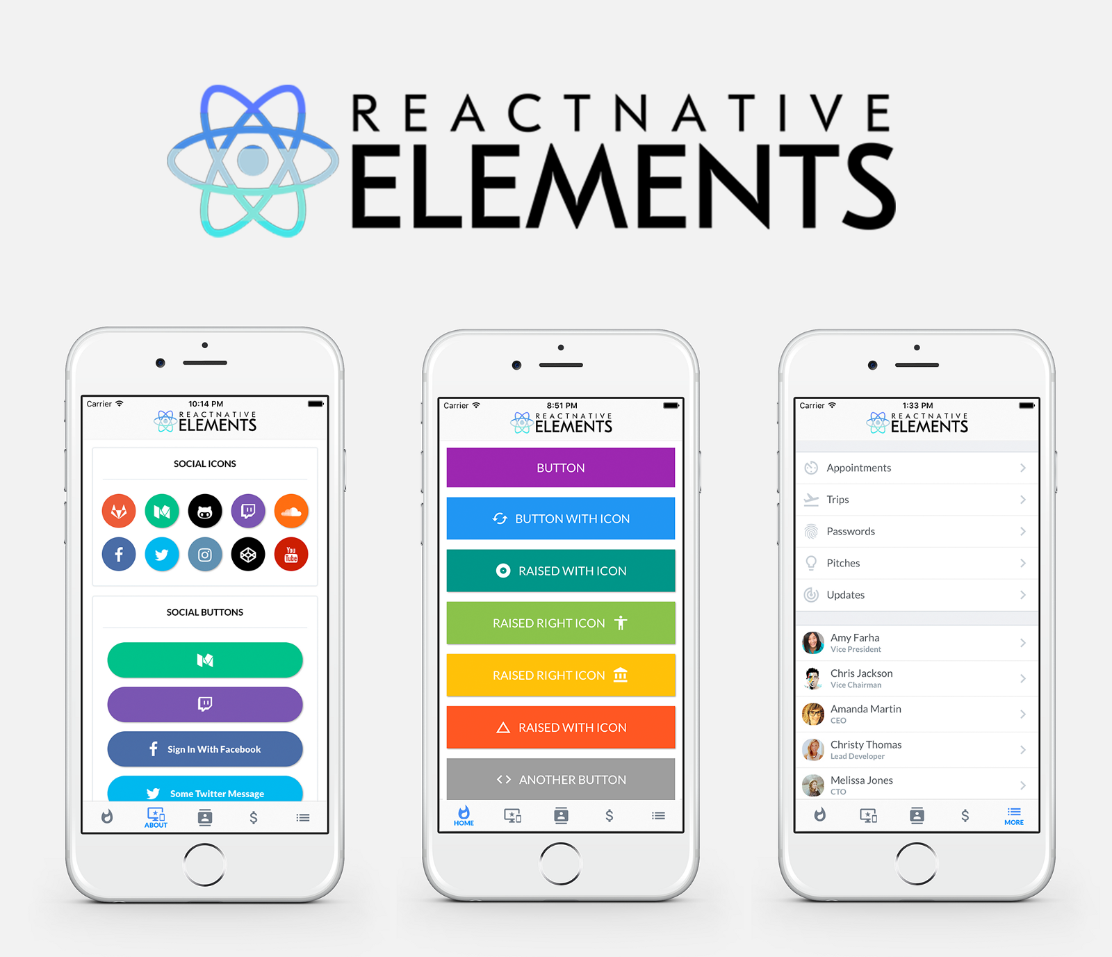 Introducing React Native Elements – React Native Training – Medium