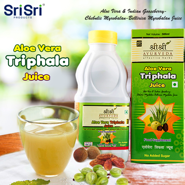 Benefits of Sri Sri Ayurveda Triphala AloeVera Juice!