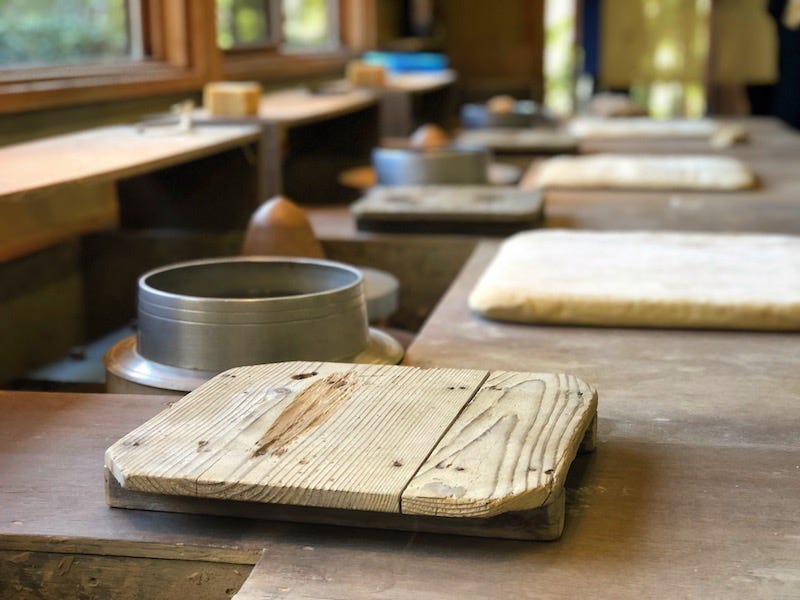 A pottery workshop in Shigaraki, a part of Shiga Prefecture’s greater Koka area