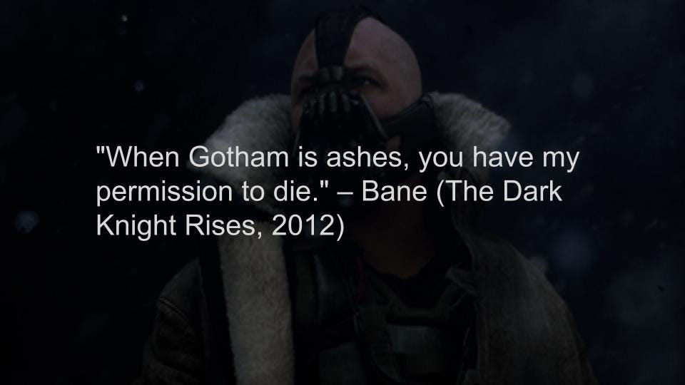 Top 10 Badass Movie Quotes Of All Time LINER Medium