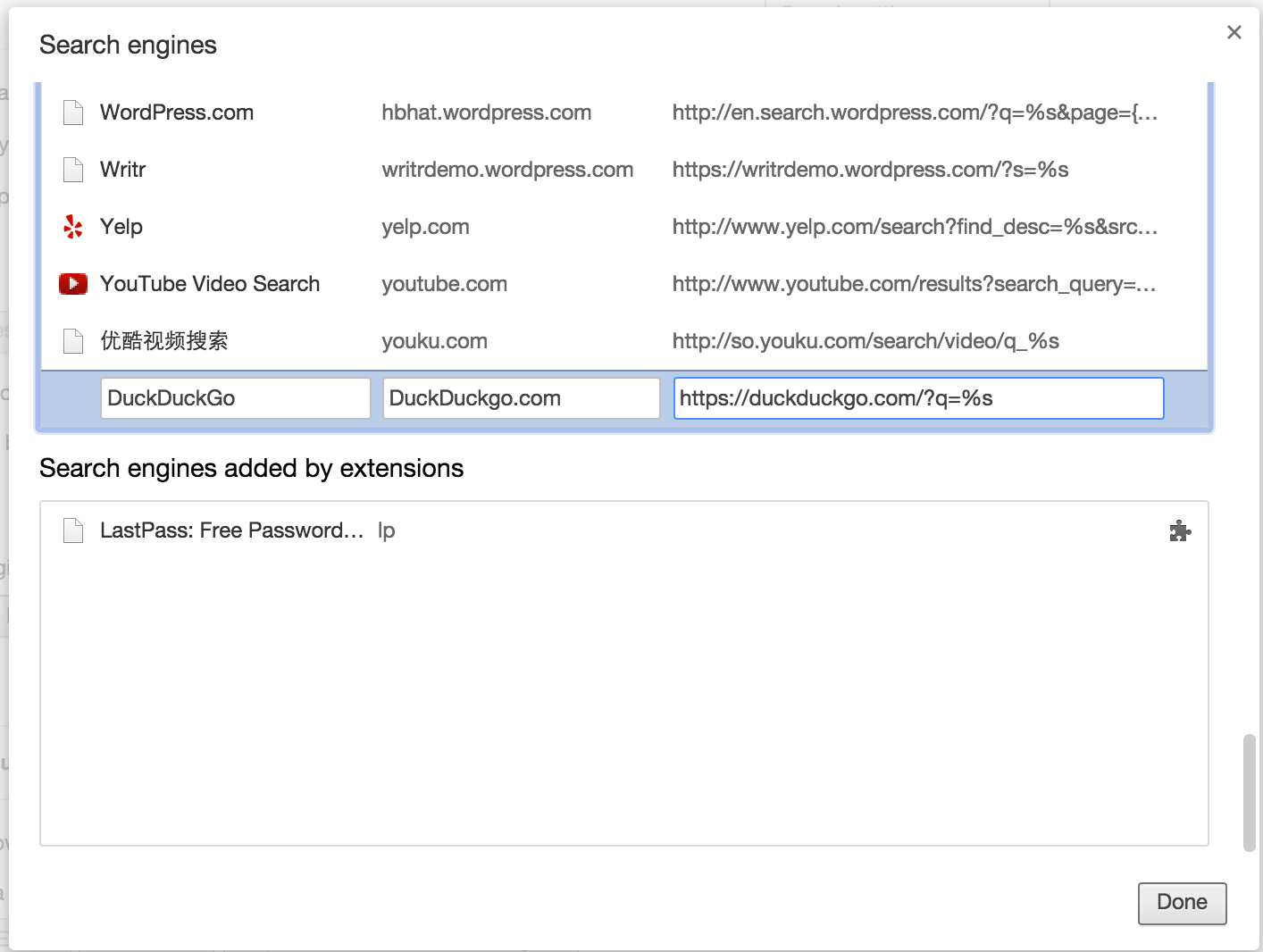 Make DuckDuckGo your default search engine in Google Chrome