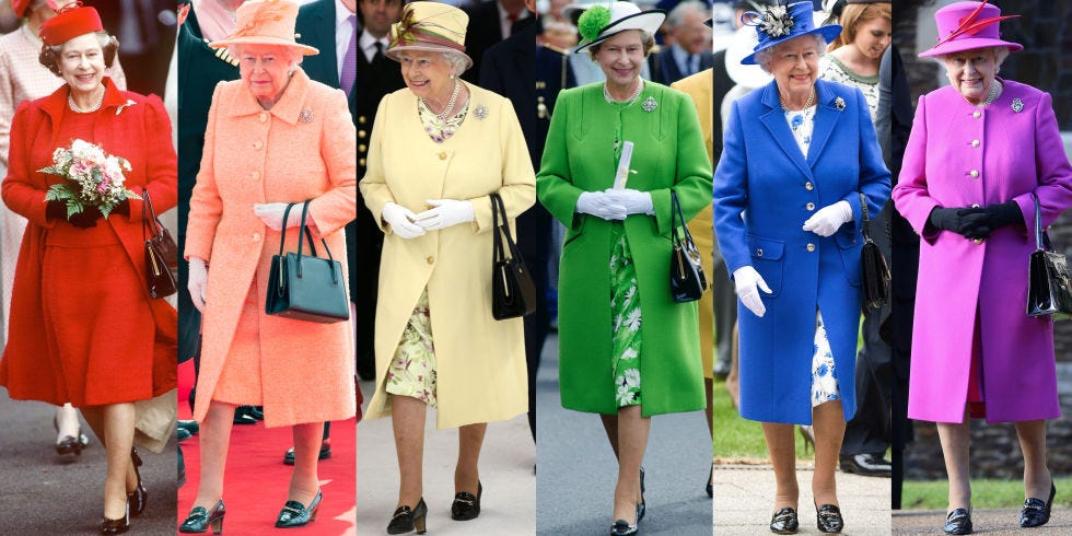 RÃ©sultat de recherche d'images pour "Elizabeth II la mode"