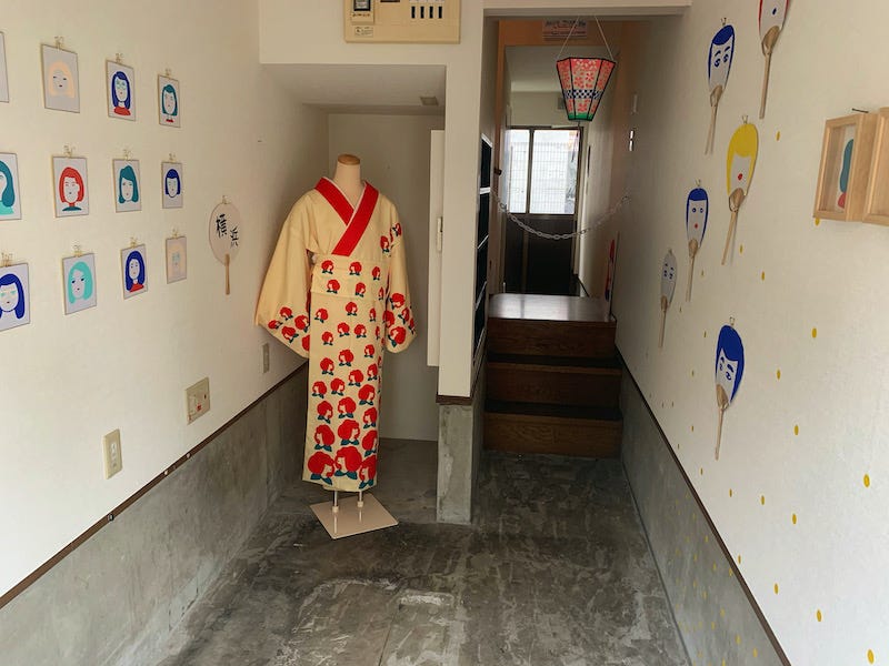 One of the many small art galleries in Yokohama’s Koganecho