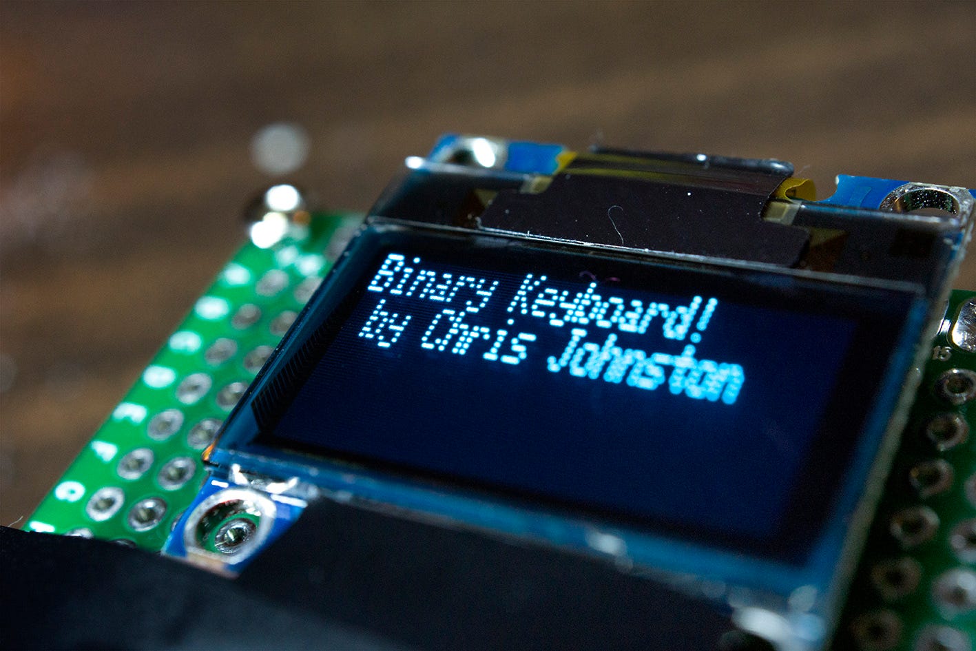A Binary Keyboard That Types ASCII Values Hackster Blog