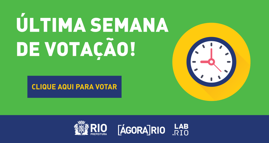 Fase de vota\u00e7\u00e3o do Desafio \u00c1gora Rio: Mobilidade Urbana entra na reta final