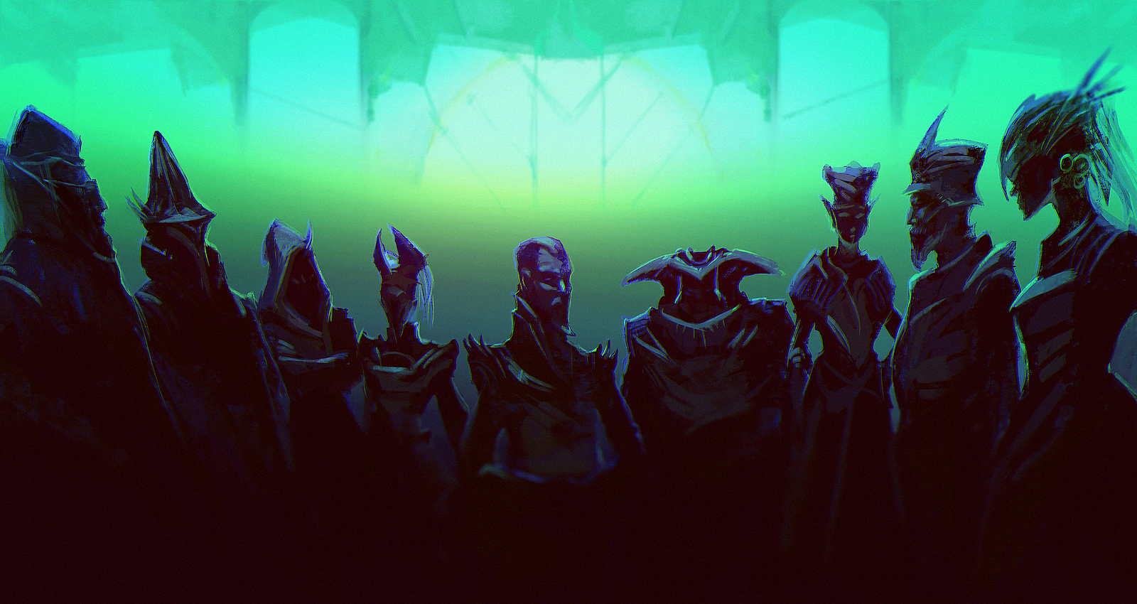 The council of nine and distributed governance cryptic conjure medium