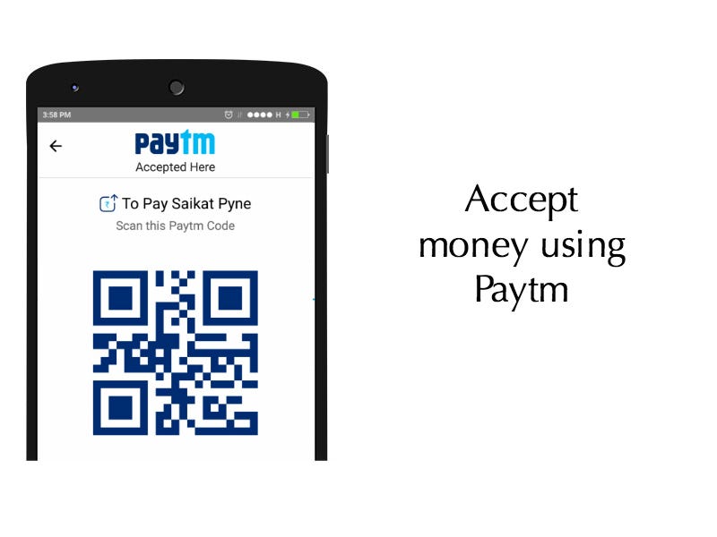 How To Use Paytm Paytm Blog - accepting money using paytm is easy tap in the accept payment option in the paytm app home screen and request the sender to scan your paytm app