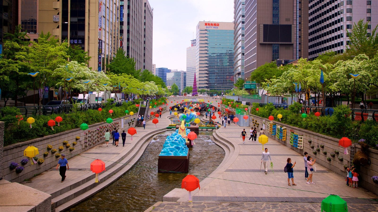 Kumpulan Sketsa Gambar Kota Seoul Aliransket