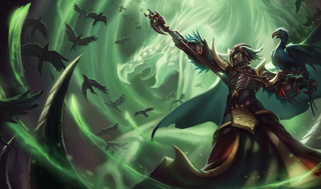 League Of Legends: Swain’s Updated Splash Arts – Hollywood.com Esports