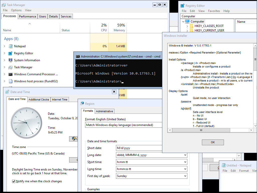 Windows server 2019 core как включить gui