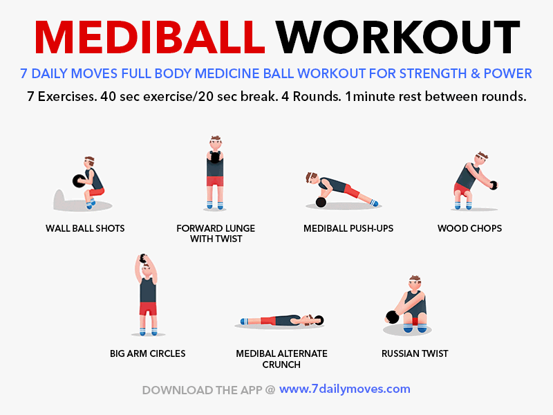 A fun way to gain explosive strength! 7 Daily Moves Medium