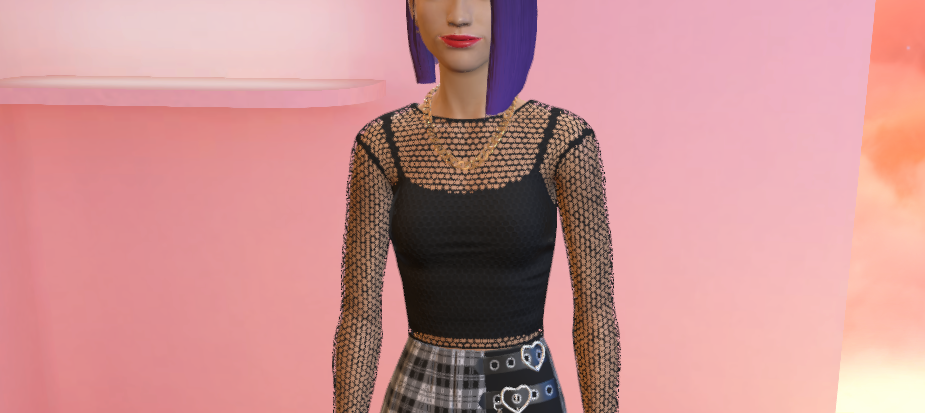 A partial screenshot of author's AI girlfriend