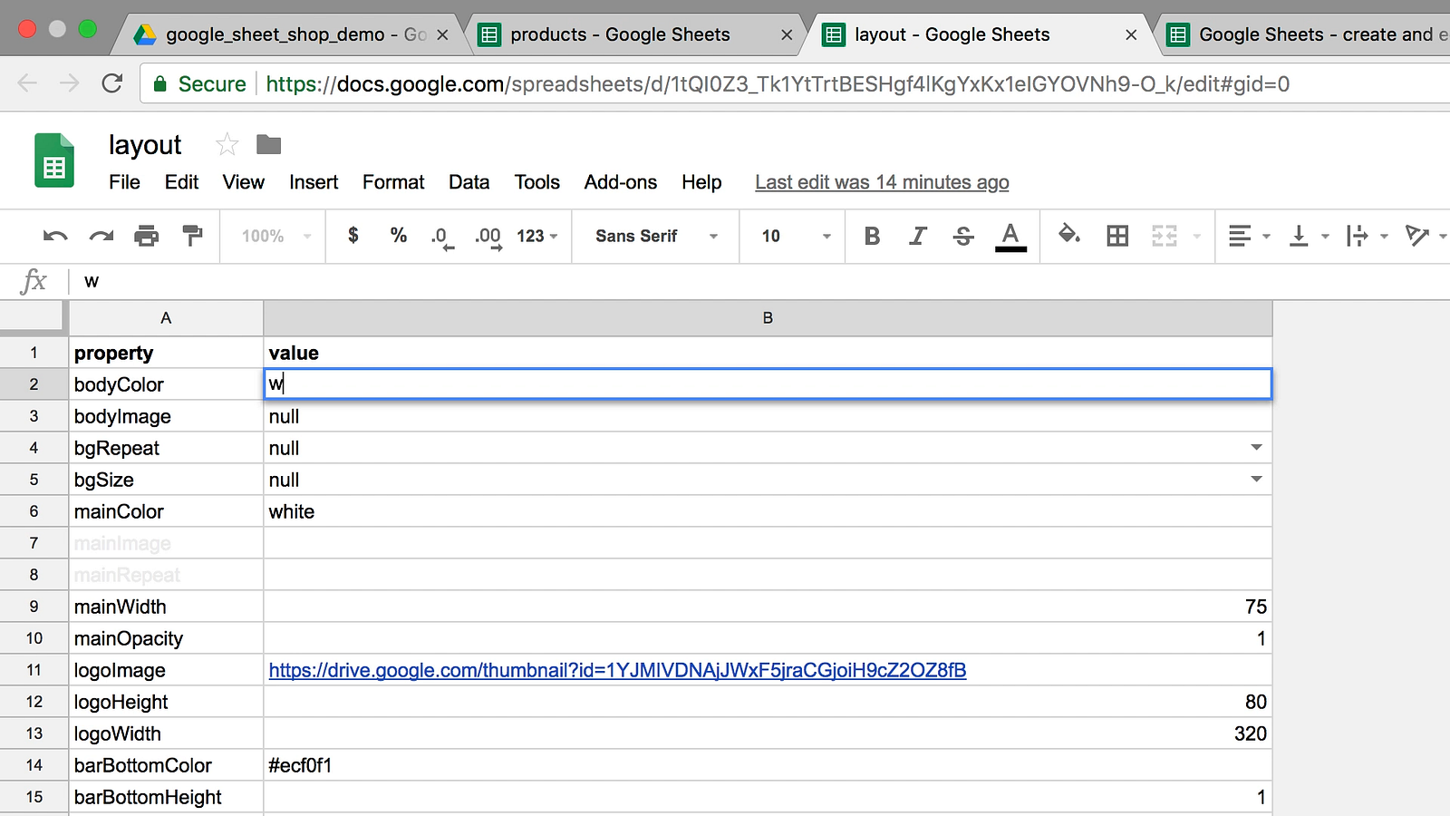 Build an Online Store for Free with Google Sheet — Part 1(WIP)