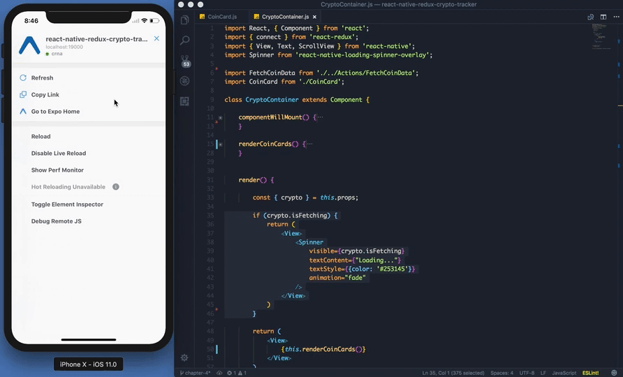 Let’s Build: Cryptocurrency Native Mobile App With React Native + Redux ...
