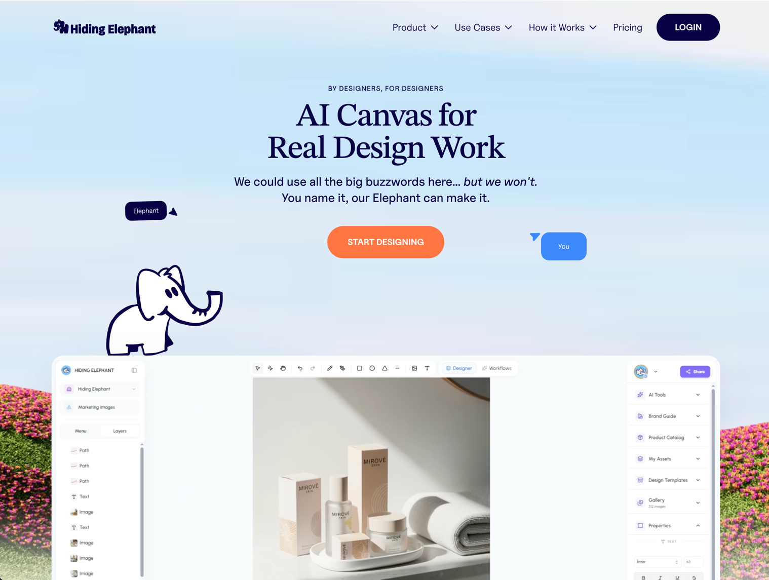 Hiding Elephant — AI Canvas for Real Design Work