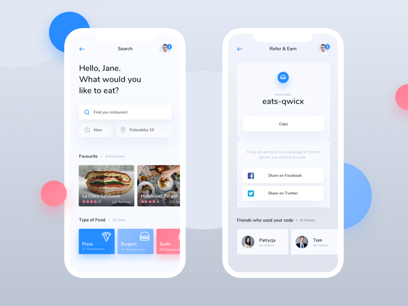 20 Fresh Food Mobile App  Designs  For Your Inspiration