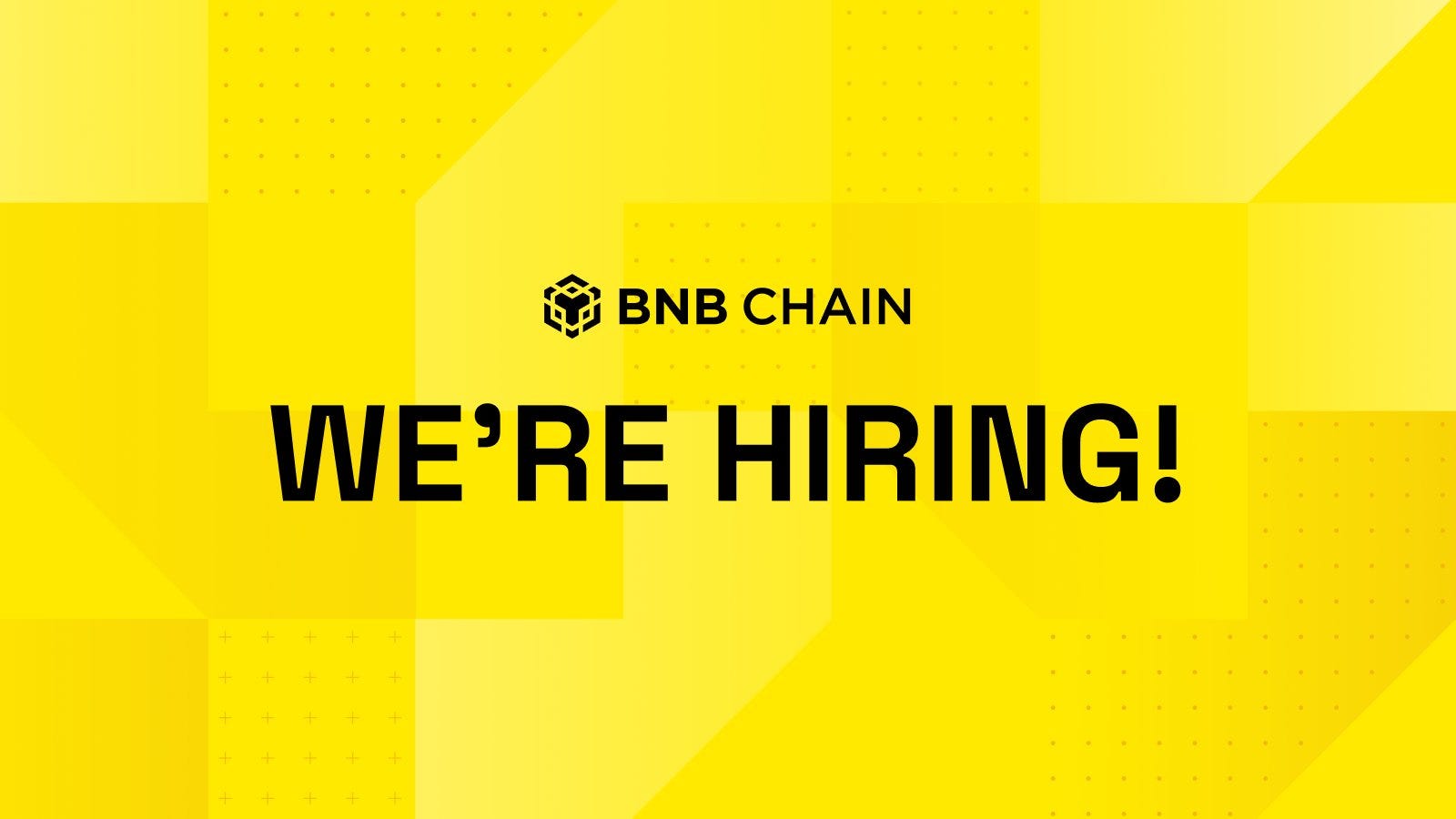BNB Chain has announced six open positions across business development, campaigns, and engineering…