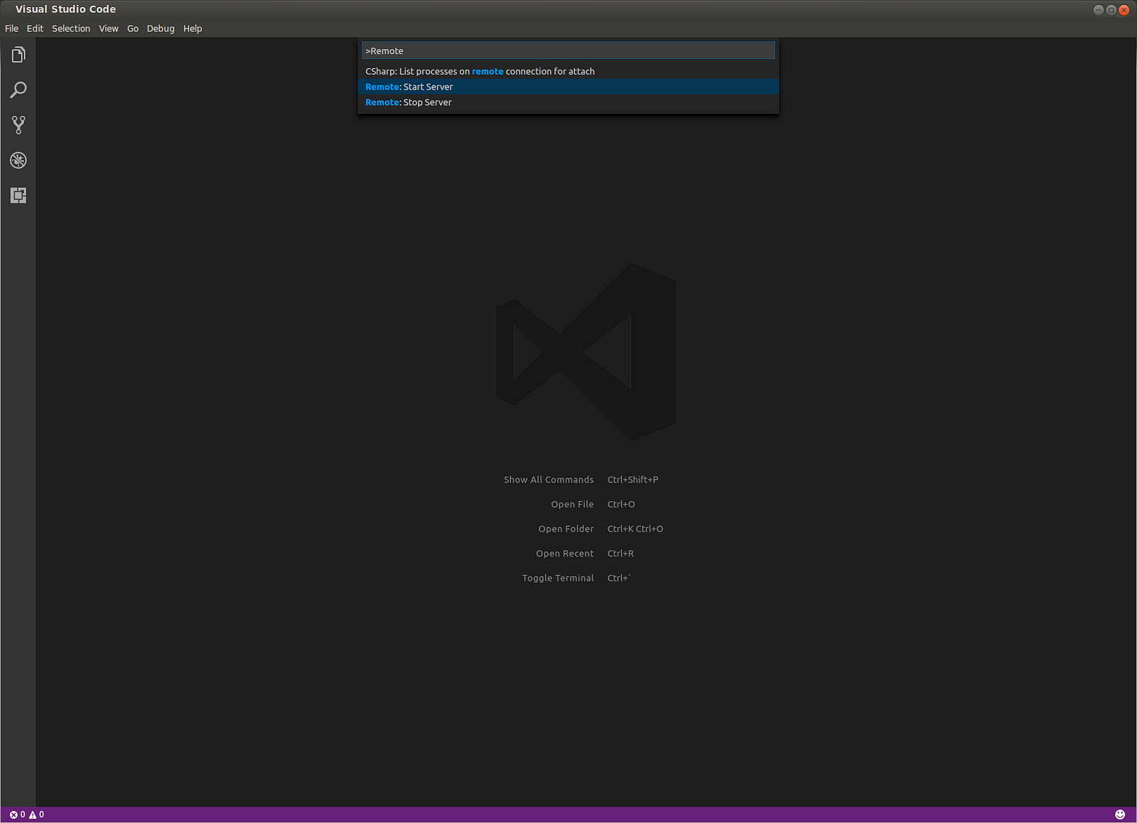 how to uninstall visual studio code linux