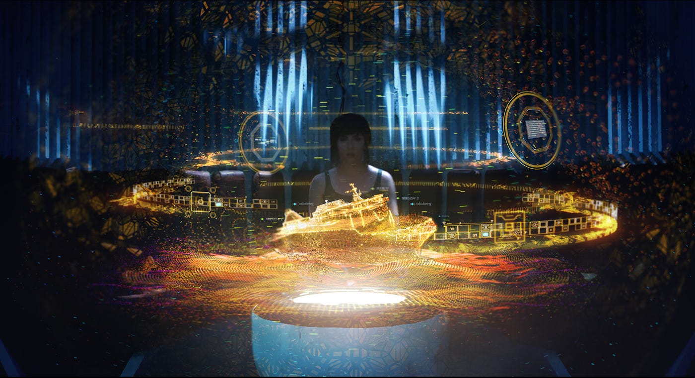 What scenes were deleted from Ghost in the Shell (2017)?