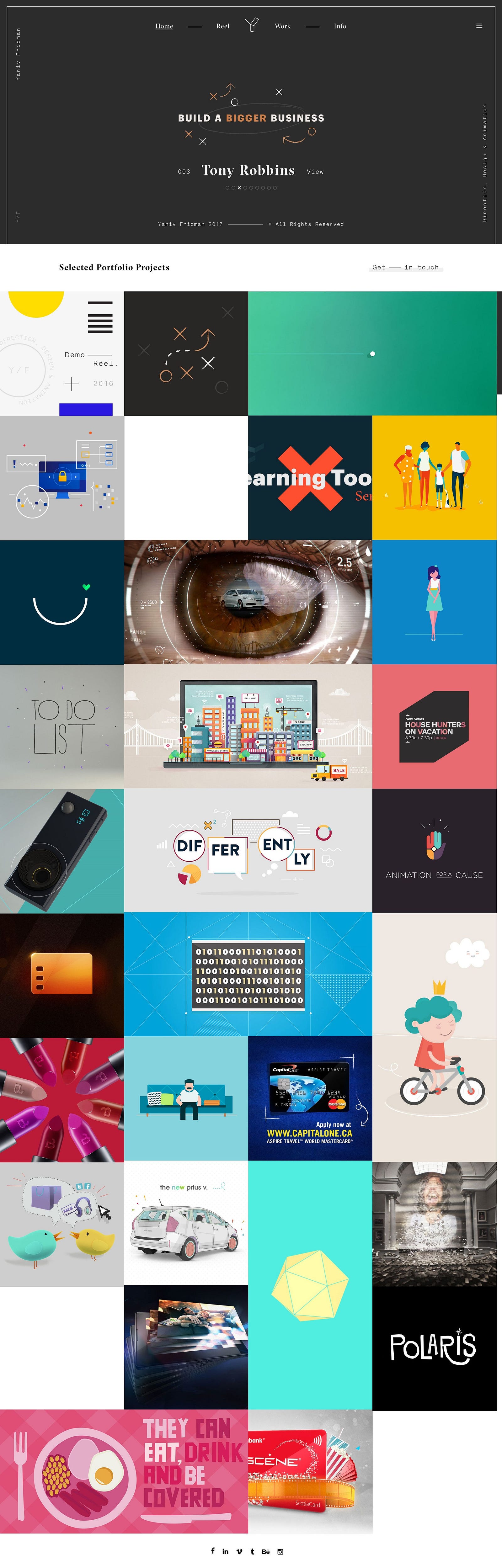 10 Gorgeous Portfolio Websites from Motion Designers